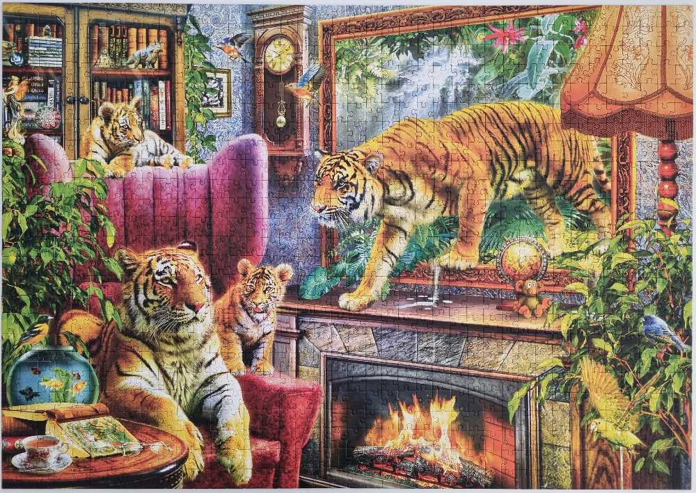 Tigers Coming To Life - Bluebird Puzzle puzzle collectible [Barcode 3663384703102] - Main Image 3