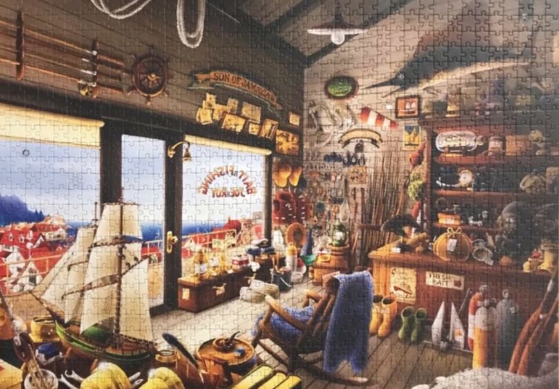 Joe & Roy Bait & Fishing Shop - Bluebird puzzle collectible [Barcode 3663384703218] - Main Image 3