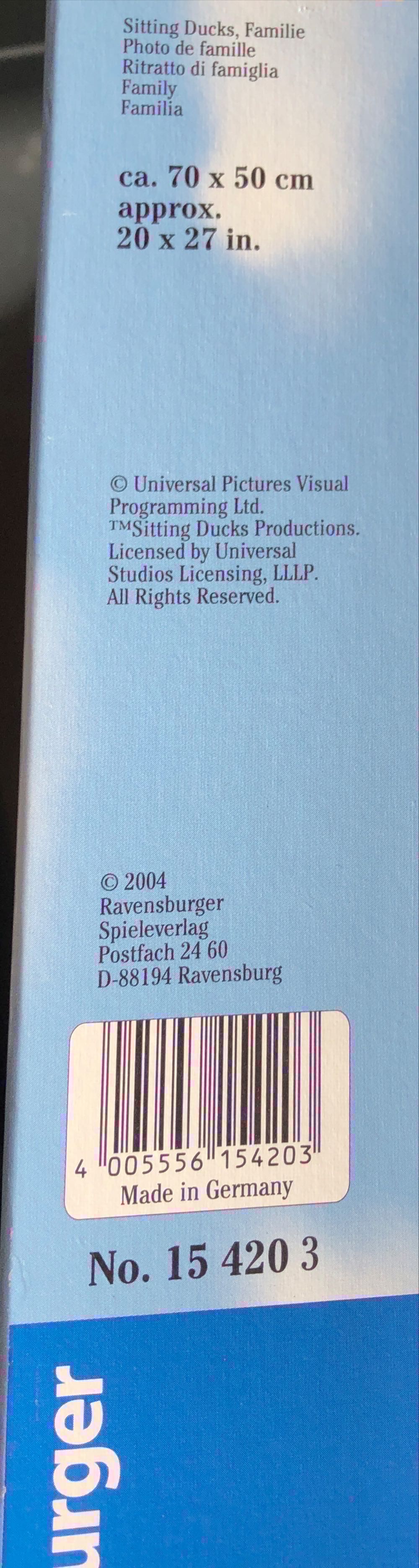 Rainbows And Friends/Sheepsworld Lucky Clover 🇨🇦📫🟦 - Ravensburger puzzle collectible [Barcode 4005556191512] - Main Image 2