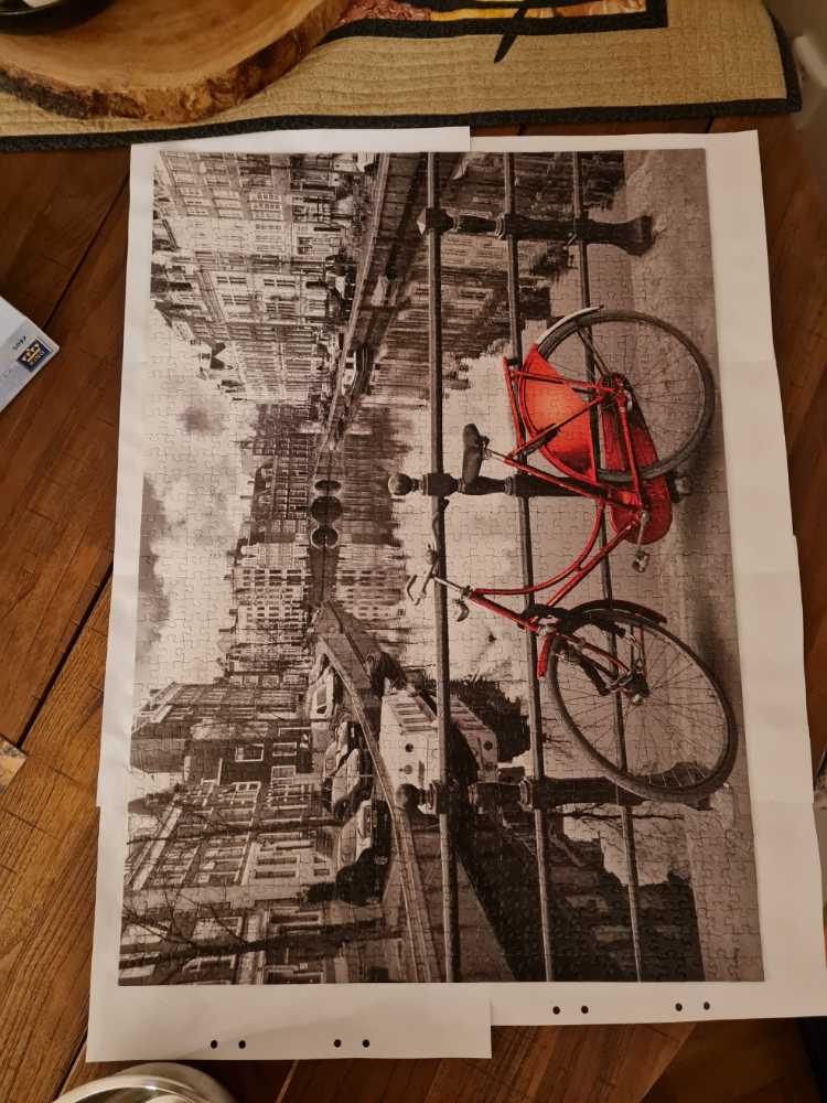 Bike In Amsterdam - Educa puzzle collectible [Barcode 8412668148468] - Main Image 2