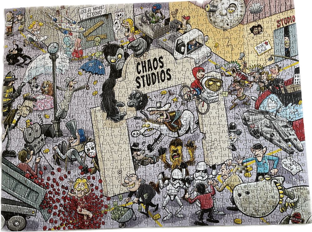 Chaos At The Movies✅ - All Jigsaw Puzzles puzzle collectible [Barcode 5060085105507] - Main Image 2