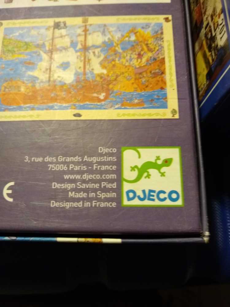 Pirates Discovery & Poster New 100 Piece Djeco Find Hidden Objects - Djeco puzzle collectible [Barcode 3070900075061] - Main Image 2