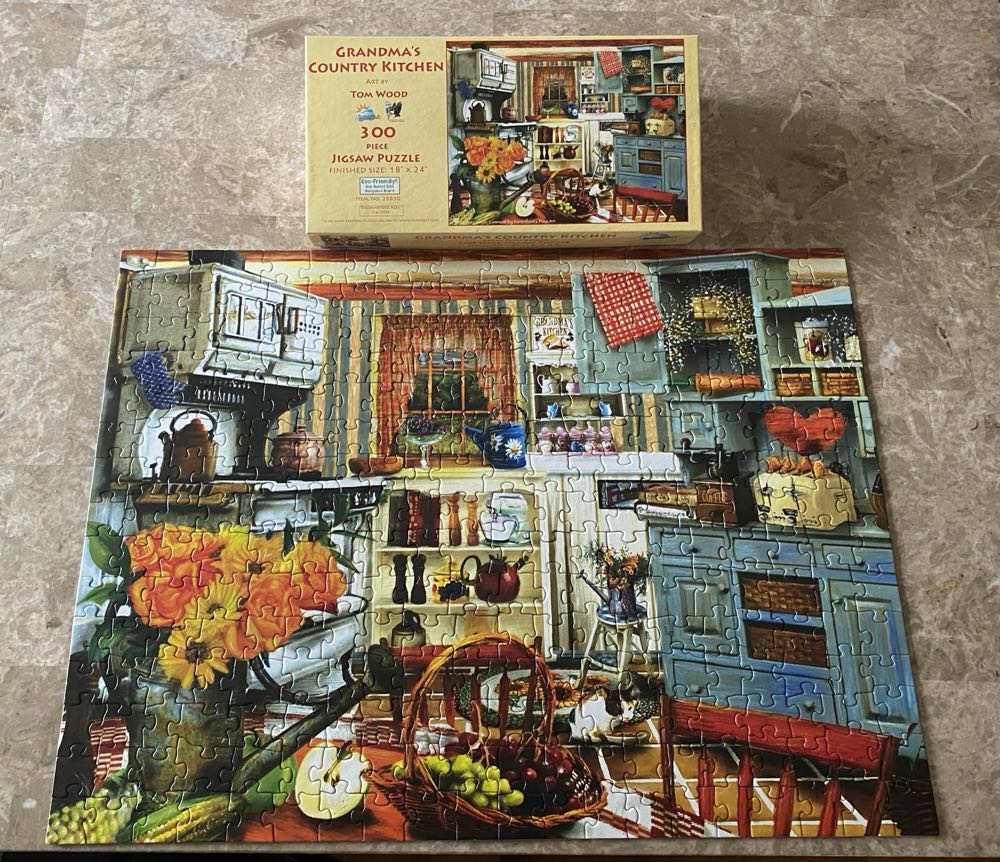 Grandma’s Country Kitchen - SunsOut puzzle collectible [Barcode 796780288300] - Main Image 2