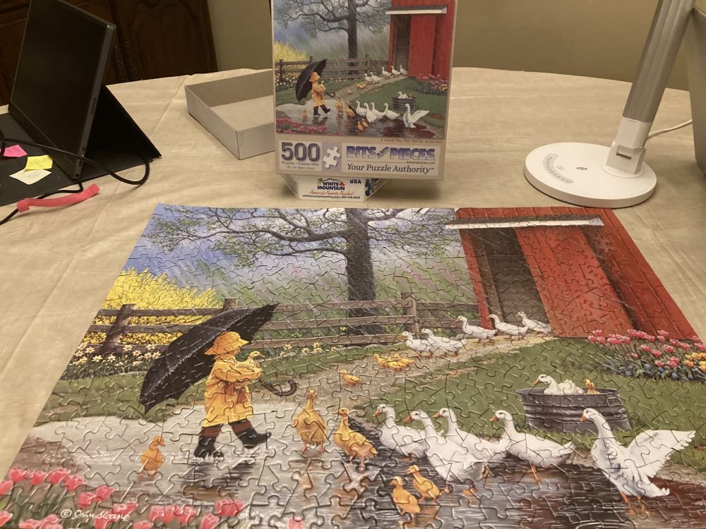 Good Day For Ducks - Cheryl ✌️ - Bits And Pieces puzzle collectible [Barcode 192949070999] - Main Image 2