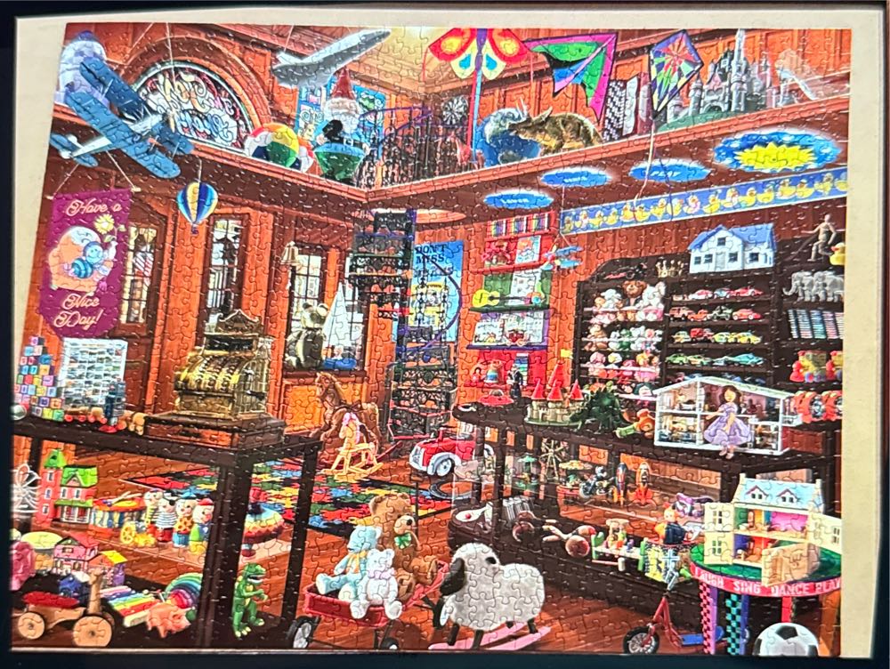 Sold - Toy Shop 2 - White Mountain puzzle collectible - Main Image 2