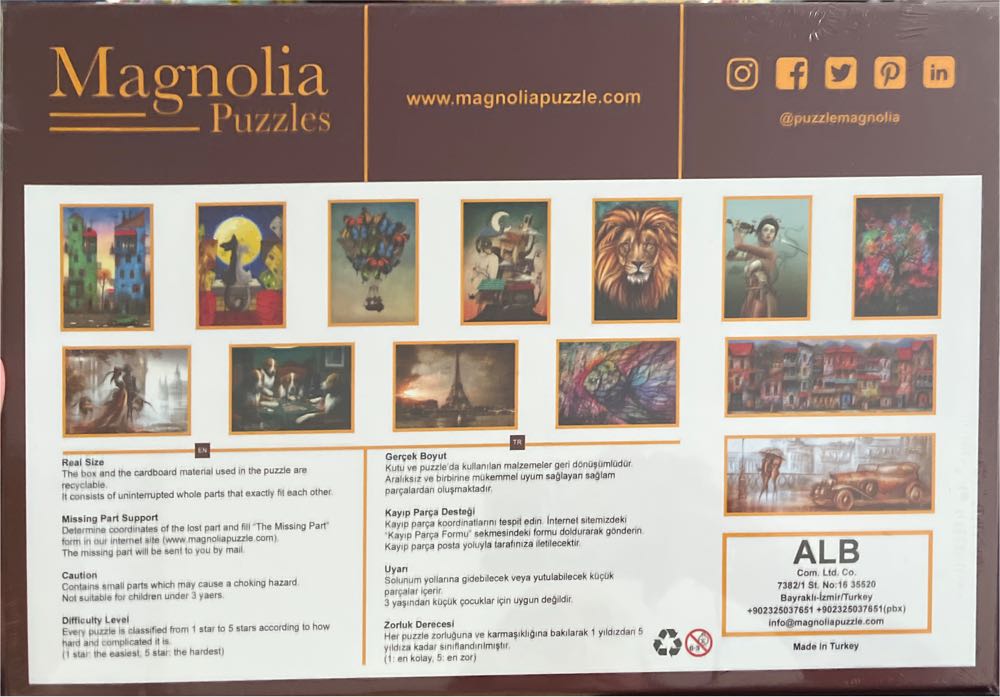 Fishes - Magnolia puzzle collectible [Barcode 8699375066135] - Main Image 2