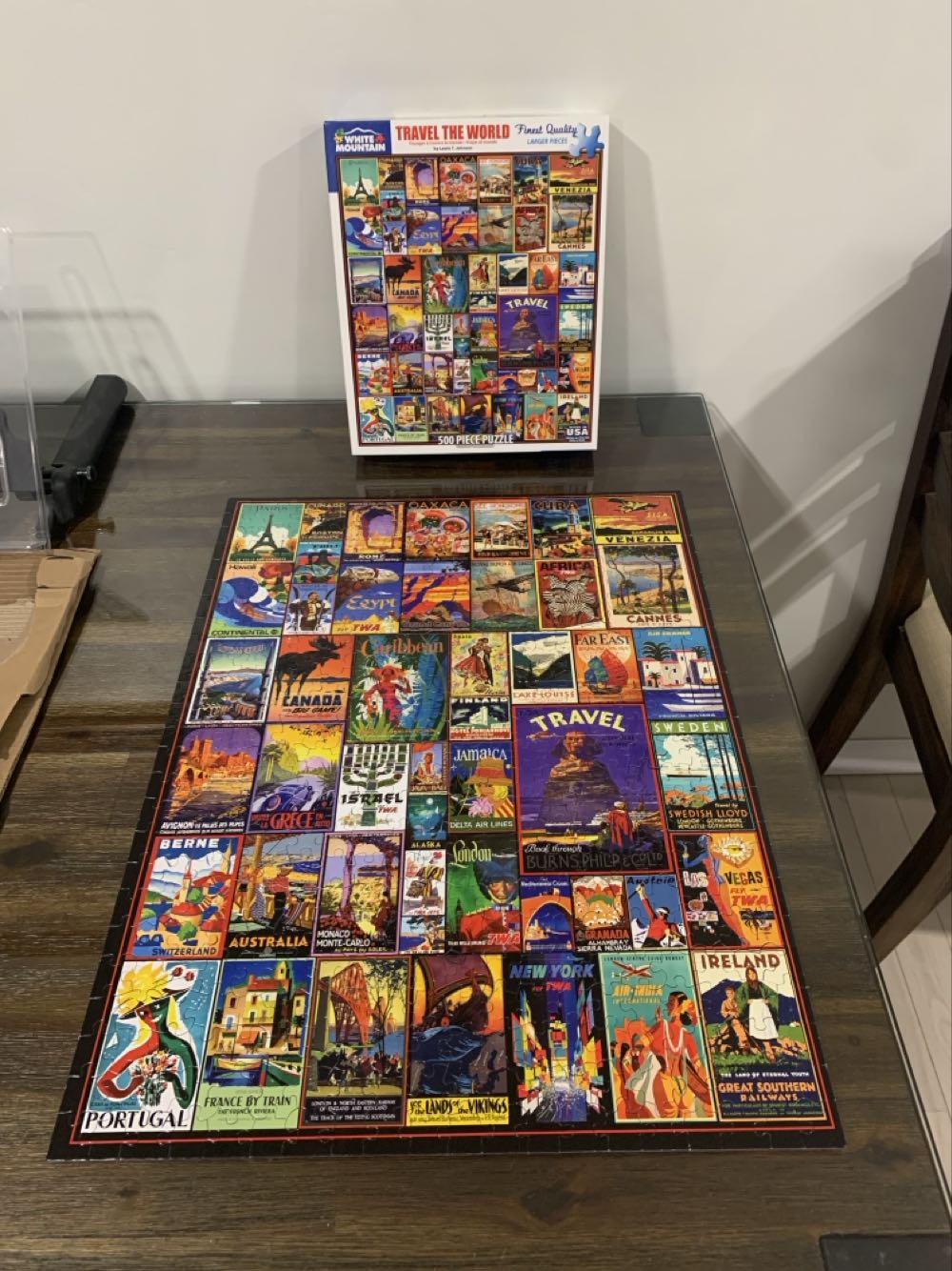 Travel the World*^ - White Mountain puzzle collectible [Barcode 724819260836] - Main Image 2