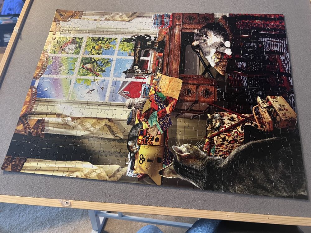 The Sewing Room - SunsOut puzzle collectible [Barcode 796780349810] - Main Image 2