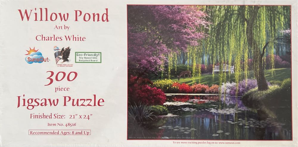 Willow Pond - SunsOut 🇺🇸 puzzle collectible [Barcode 796780485167] - Main Image 2