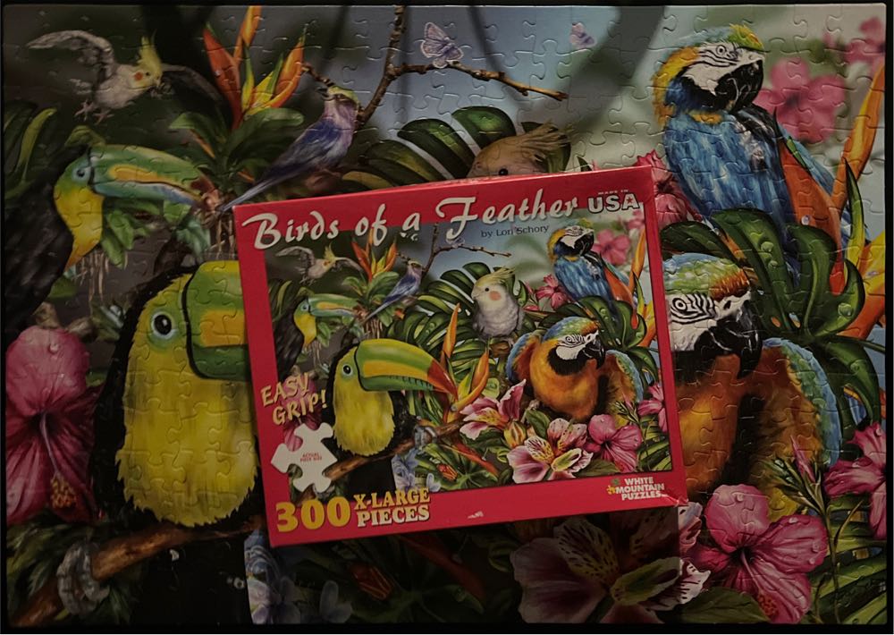 Birds Of A Feather NIB-KWN - White Mountain Puzzles puzzle collectible [Barcode 724819251223] - Main Image 4