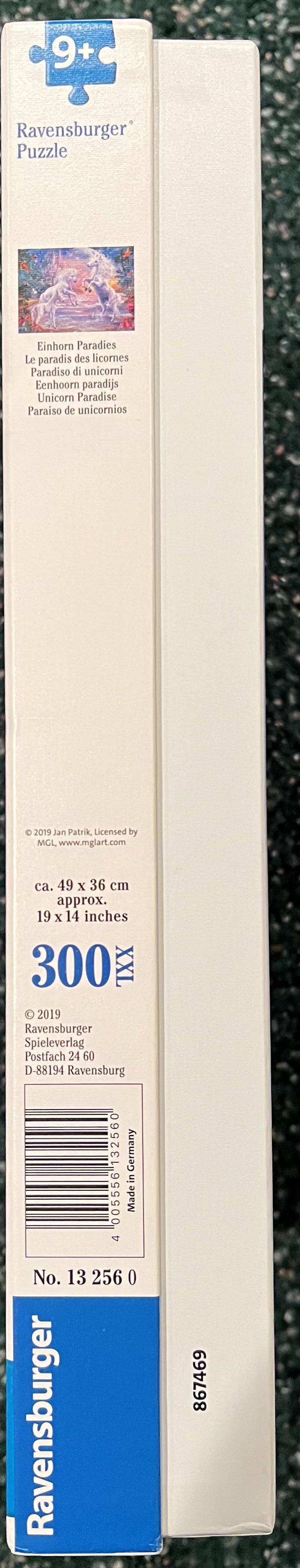 Unicorn Paradise - Ravensburger puzzle collectible [Barcode 4005556132560] - Main Image 2