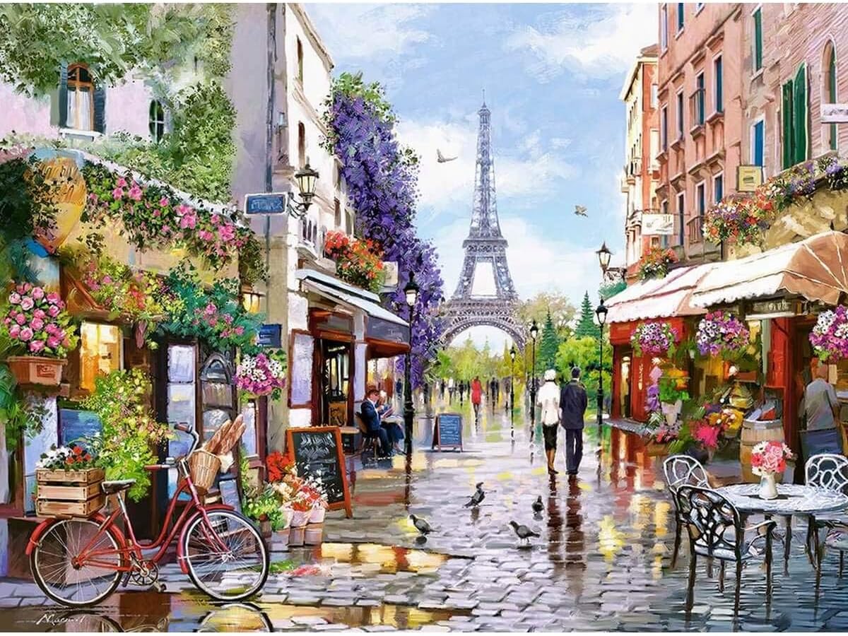 Flowering Paris - Castorland 🇵🇱 puzzle collectible [Barcode 5904438300525] - Main Image 2