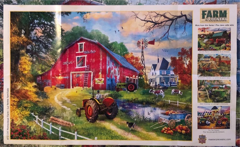 Homestead Farm - Masterpieces, Inc. puzzle collectible [Barcode 705988721144] - Main Image 3