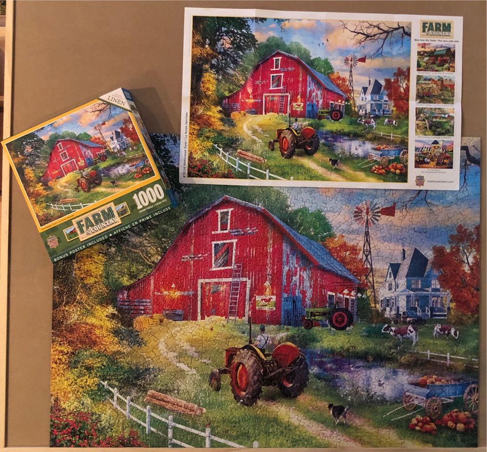 Homestead Farm - Masterpieces, Inc. puzzle collectible [Barcode 705988721144] - Main Image 4