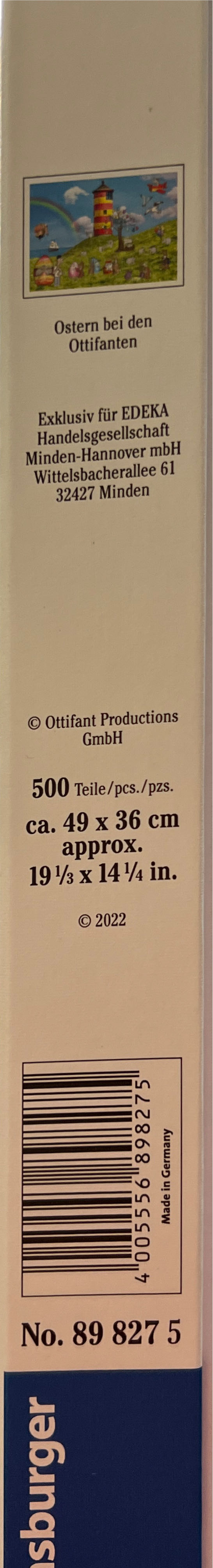 Ottifanten Easter With The Ottifanten - Ravensburger puzzle collectible [Barcode 4005556898275] - Main Image 2