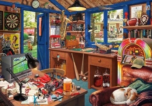 Fathers Workshop: Secret aka The Man Cave - Schmidt puzzle collectible [Barcode 4001504599775] - Main Image 2