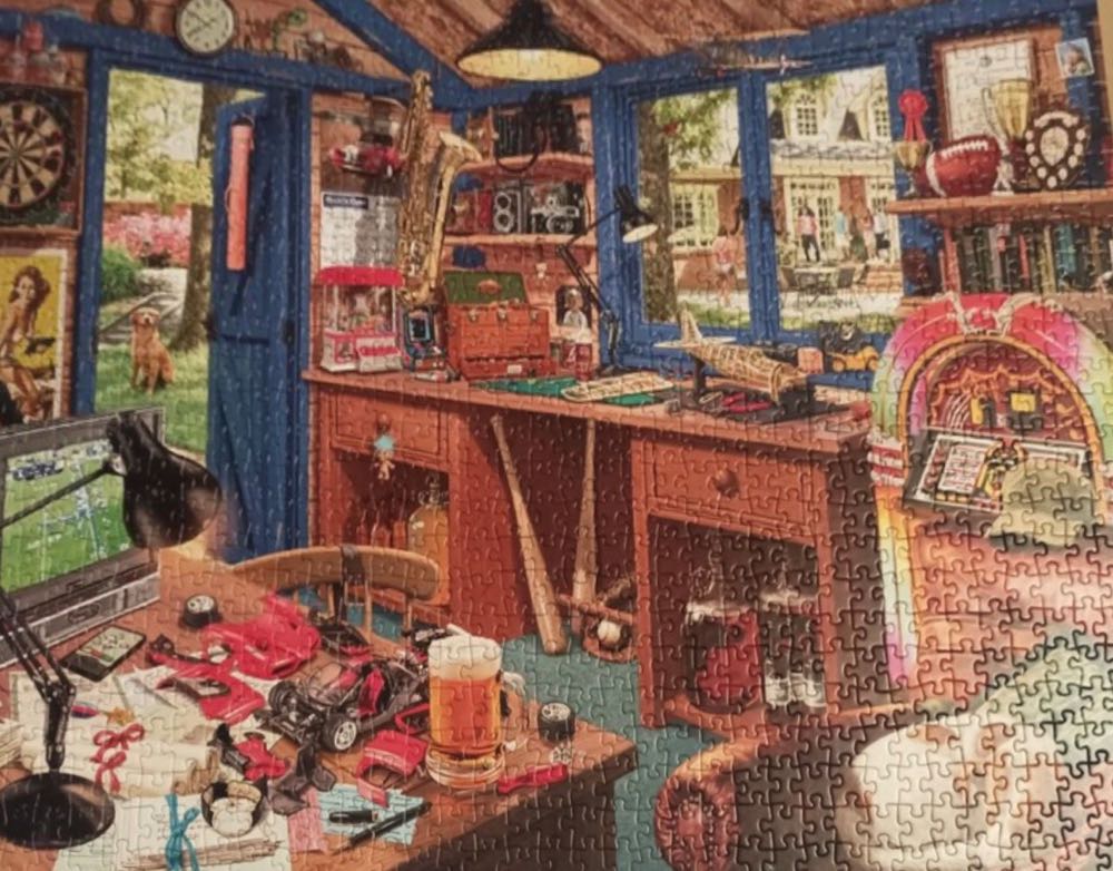 Fathers Workshop: Secret aka The Man Cave - Schmidt puzzle collectible [Barcode 4001504599775] - Main Image 3