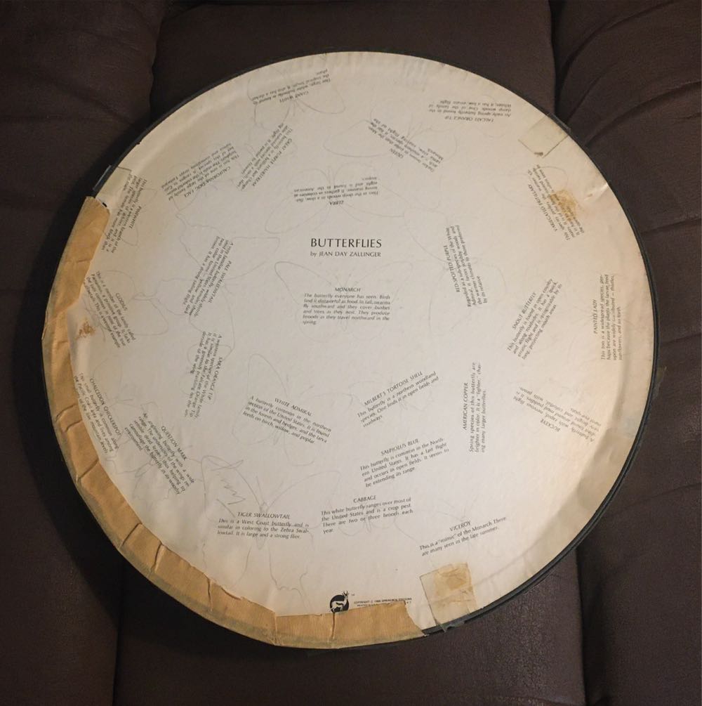 Butterflies - Round - Springbok puzzle collectible - Main Image 2