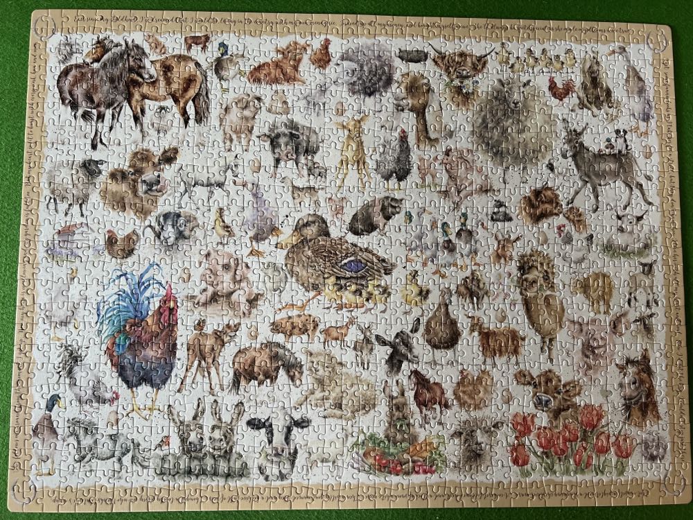 Farmyard Friends - Wrendale puzzle collectible - Main Image 2