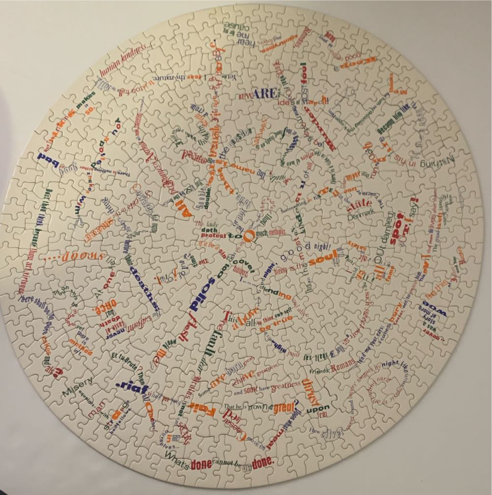 Quotations from Shakespeare’s Plays - Round - Springbok puzzle collectible - Main Image 3