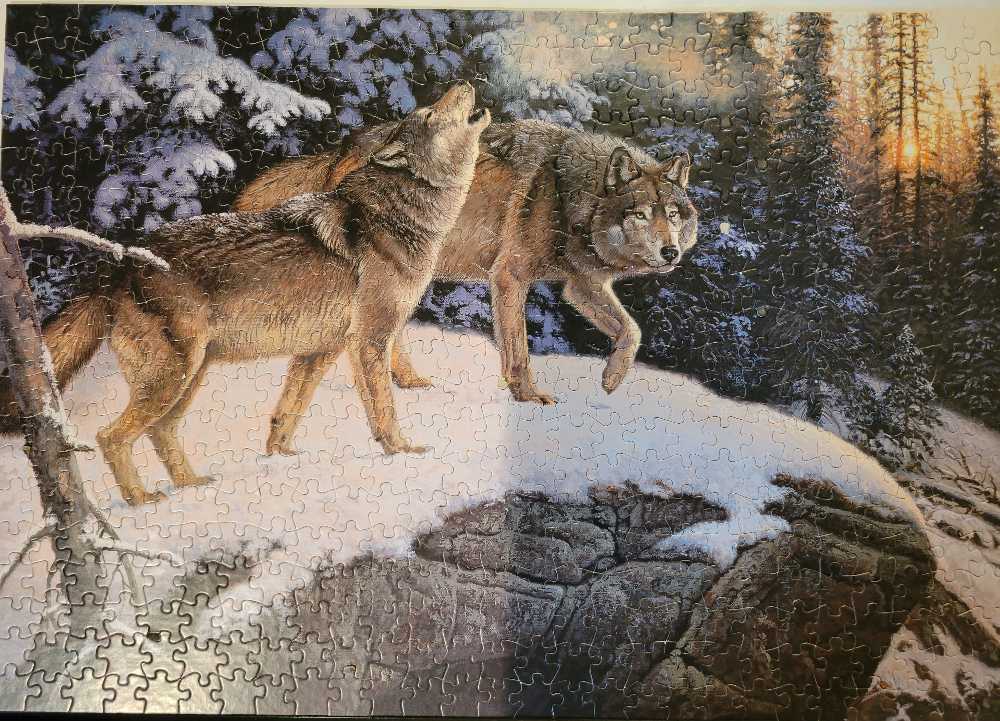 Golden Moment - SOLD - Wonderland Graphics, Inc puzzle collectible [Barcode 092818500018] - Main Image 2