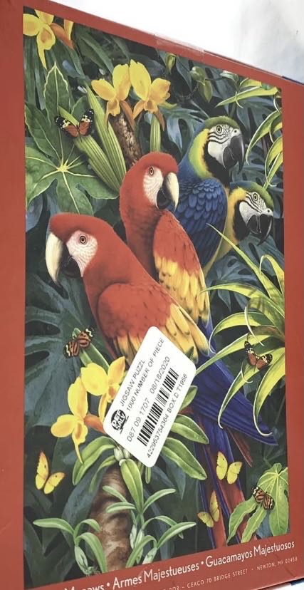 Ceaco - Majestic Macaws - Ceaco puzzle collectible - Main Image 2