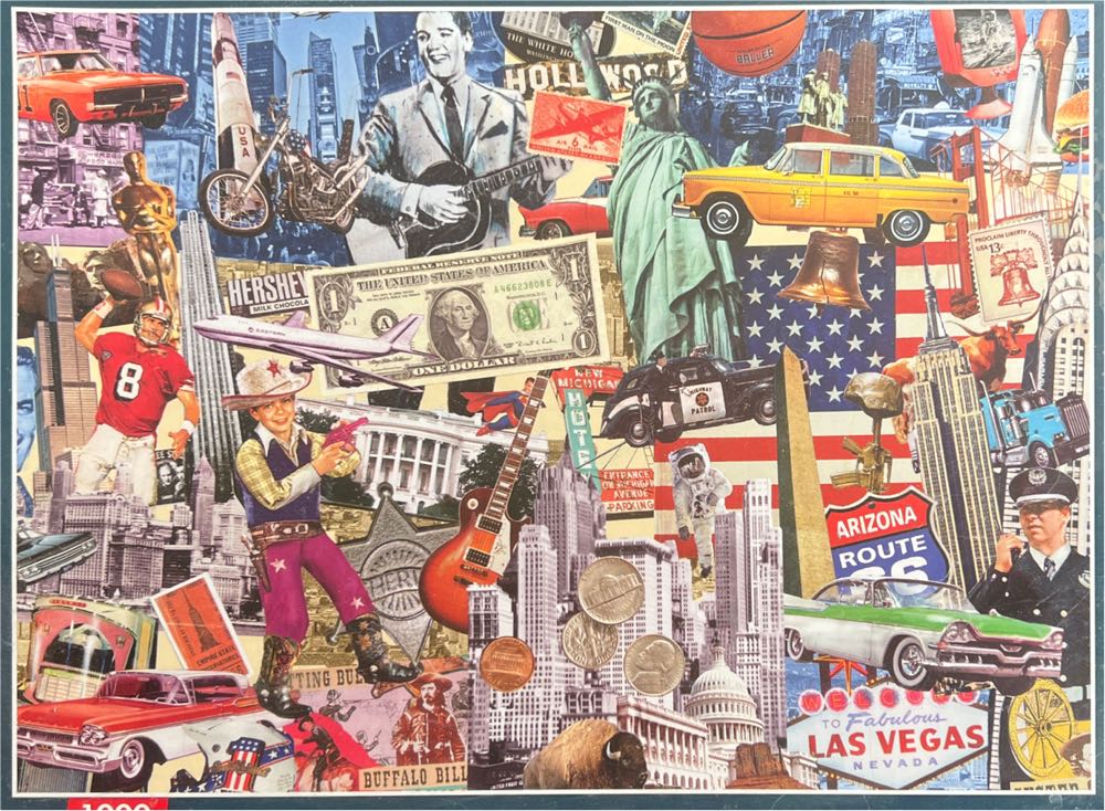 Best Of The Usa Piece Puzzle Jigsaw Puzzle 27 X 19in - Willow Creek puzzle collectible [Barcode 709786035793] - Main Image 2