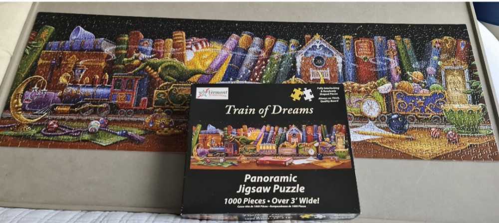 Train Of Dreams-Jennifer - Vermont Christmas Company puzzle collectible [Barcode 871241009455] - Main Image 2