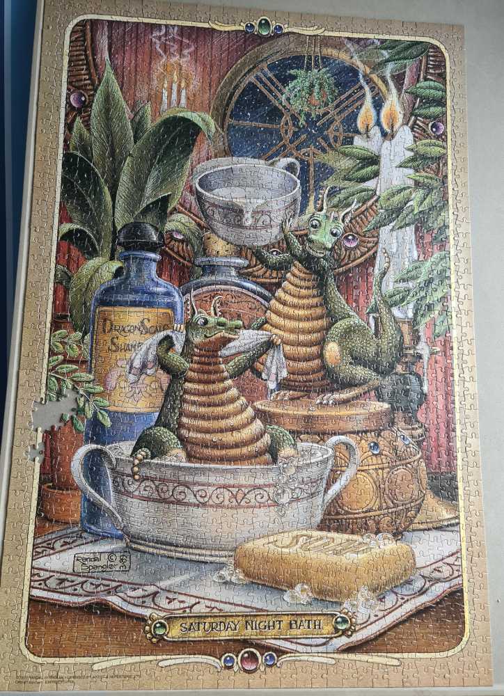 *Saturday Night  1250 PIECES 😁 COMPLETED  16/7/2022 - Express Gifts puzzle collectible - Main Image 2