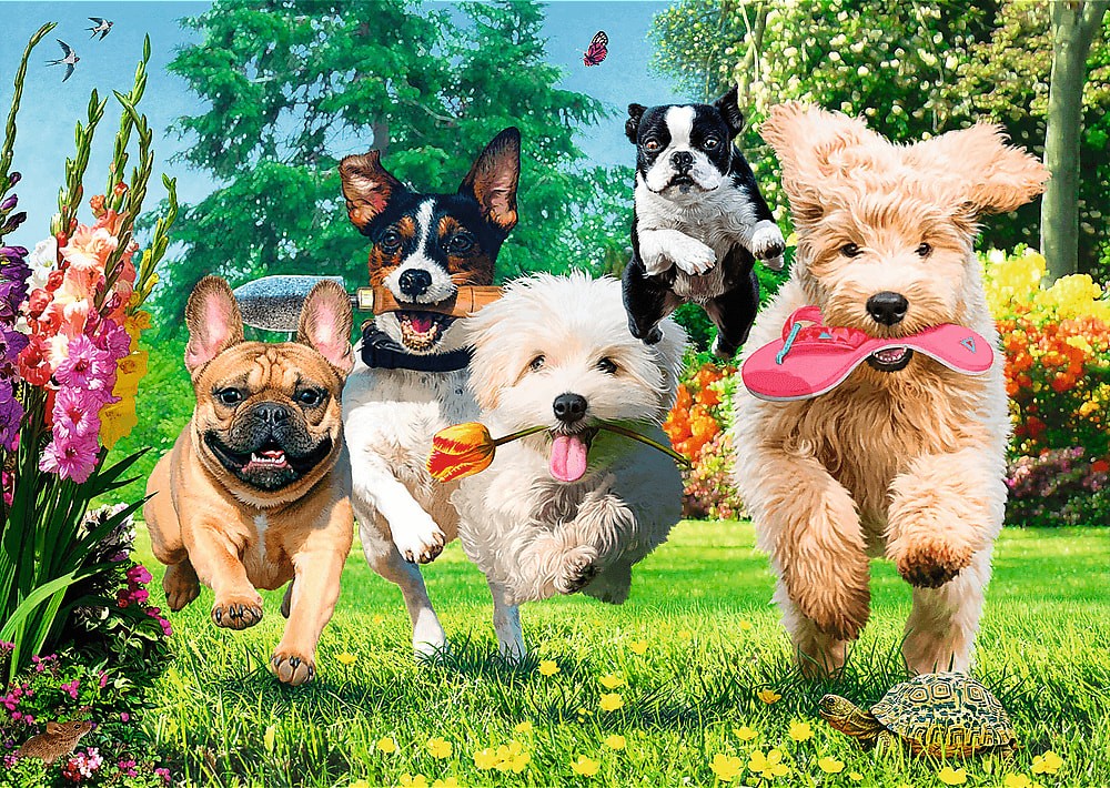 Here Comes Trouble - Buffalo Games puzzle collectible [Barcode 079346173631] - Main Image 2