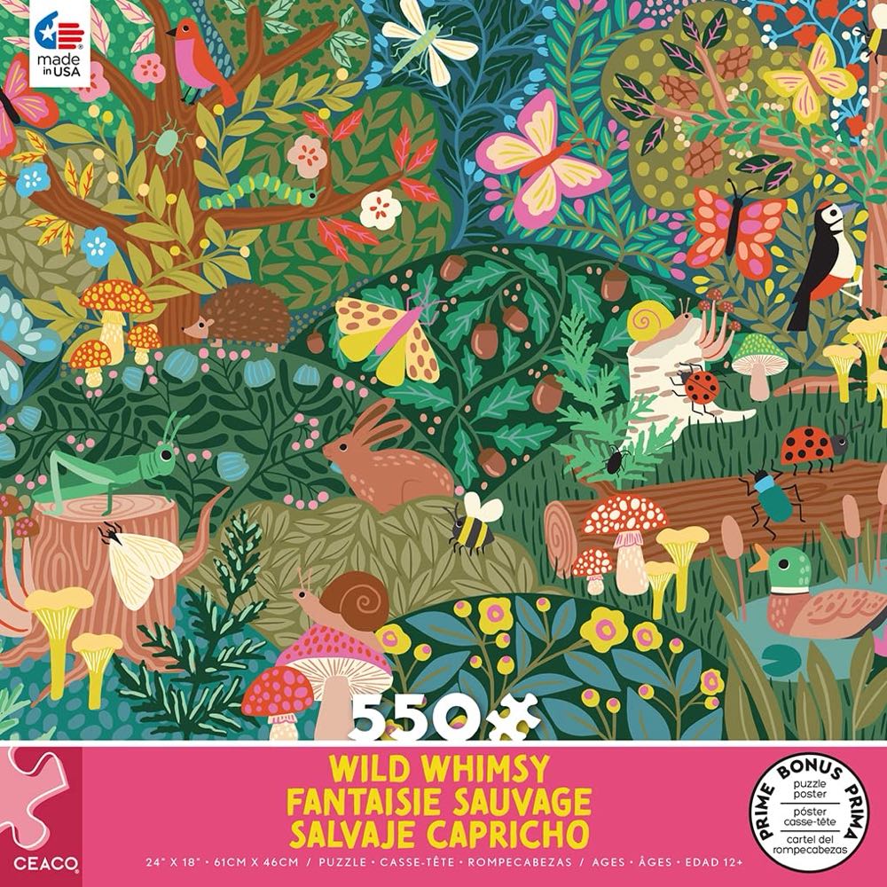 Wild Whimsy - Ceaco puzzle collectible [Barcode 021081240994] - Main Image 2