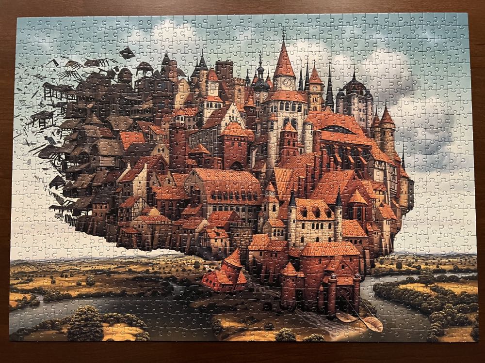 *A City on the Wing - Jacek Yerka RARE 💰 - Schmidt puzzle collectible [Barcode 4001504595128] - Main Image 3