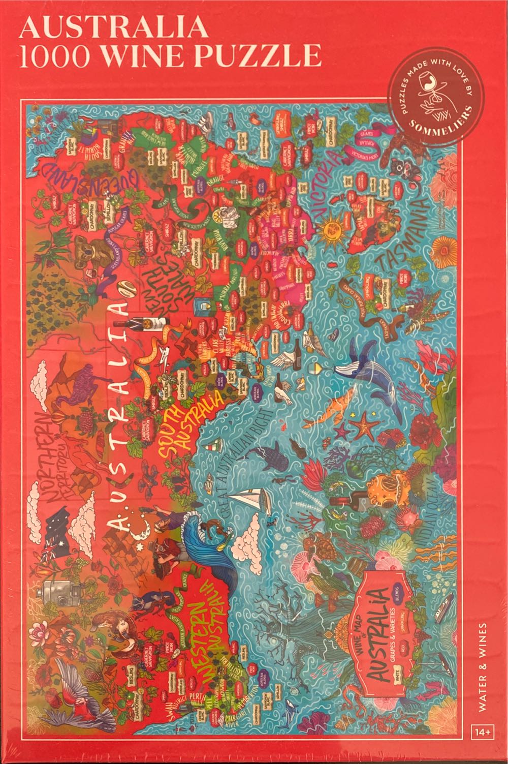 Australia - Water&Wines puzzle collectible [Barcode 7350121880269] - Main Image 2