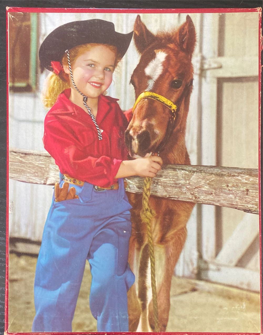 Little Cowboy Girl With Pony - Unknown puzzle collectible - Main Image 1