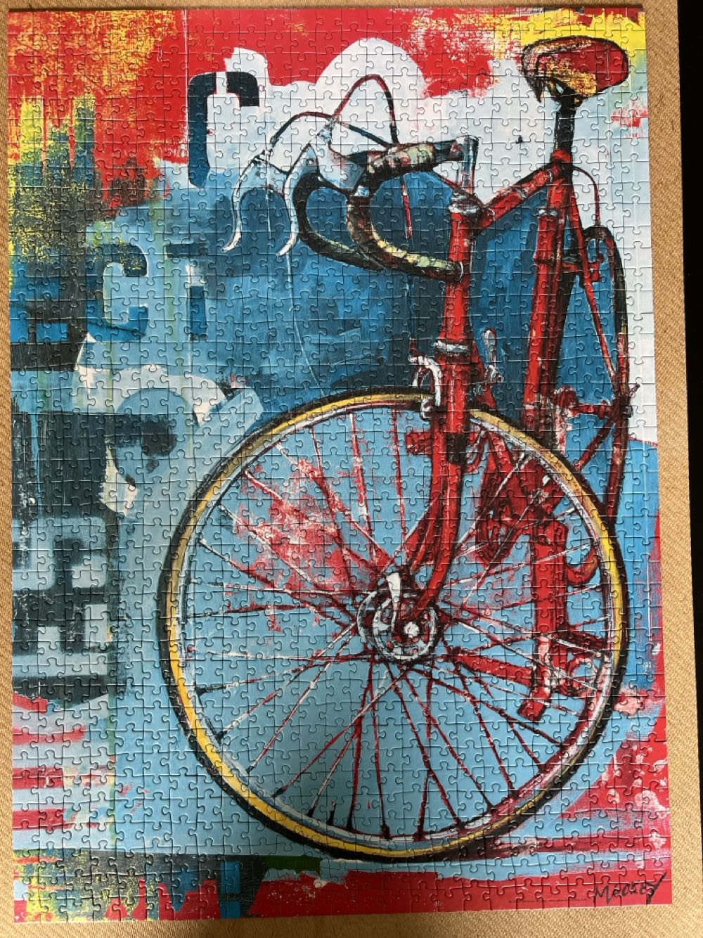 Red Limited (Bike Art) - HEYE puzzle collectible [Barcode 4001689296001] - Main Image 2