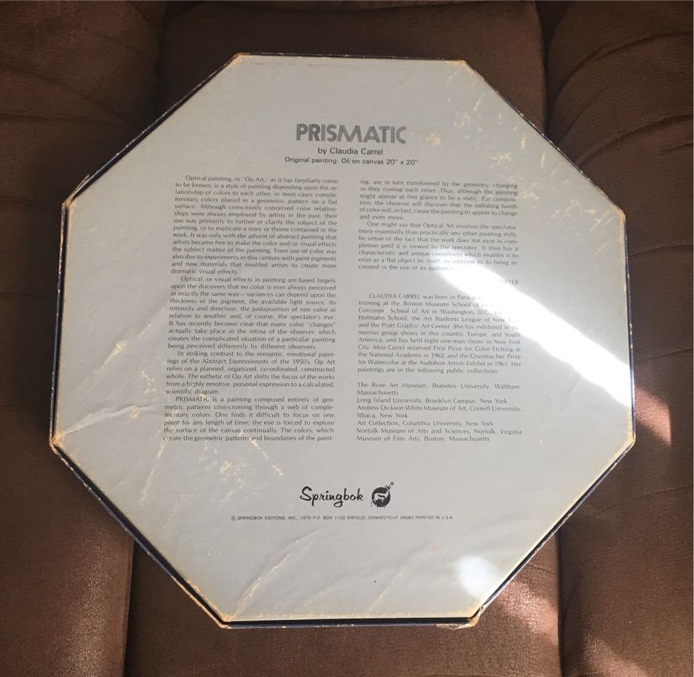 Prismatic - Octagon - Springbok puzzle collectible - Main Image 2
