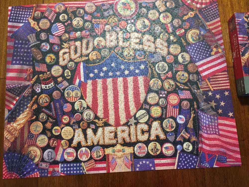 A Vote For America - From Nannie - Hallmark puzzle collectible - Main Image 2