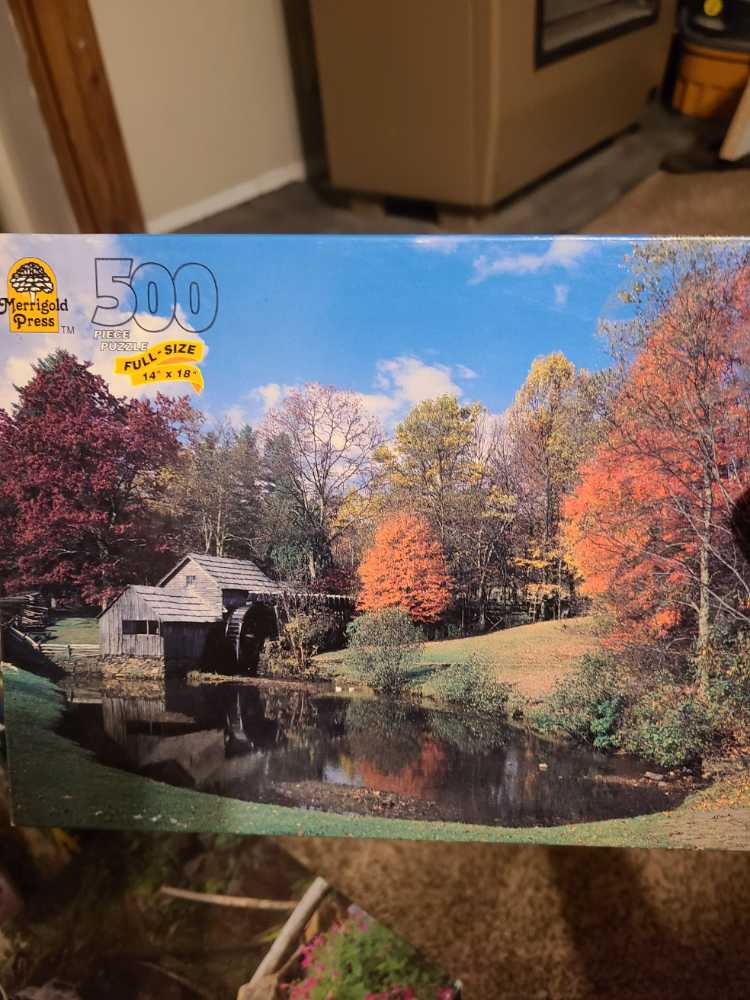 Merrigold 500 Pc Ellis Falls Me Puzzle Made Press  puzzle collectible [Barcode 033500759215] - Main Image 2