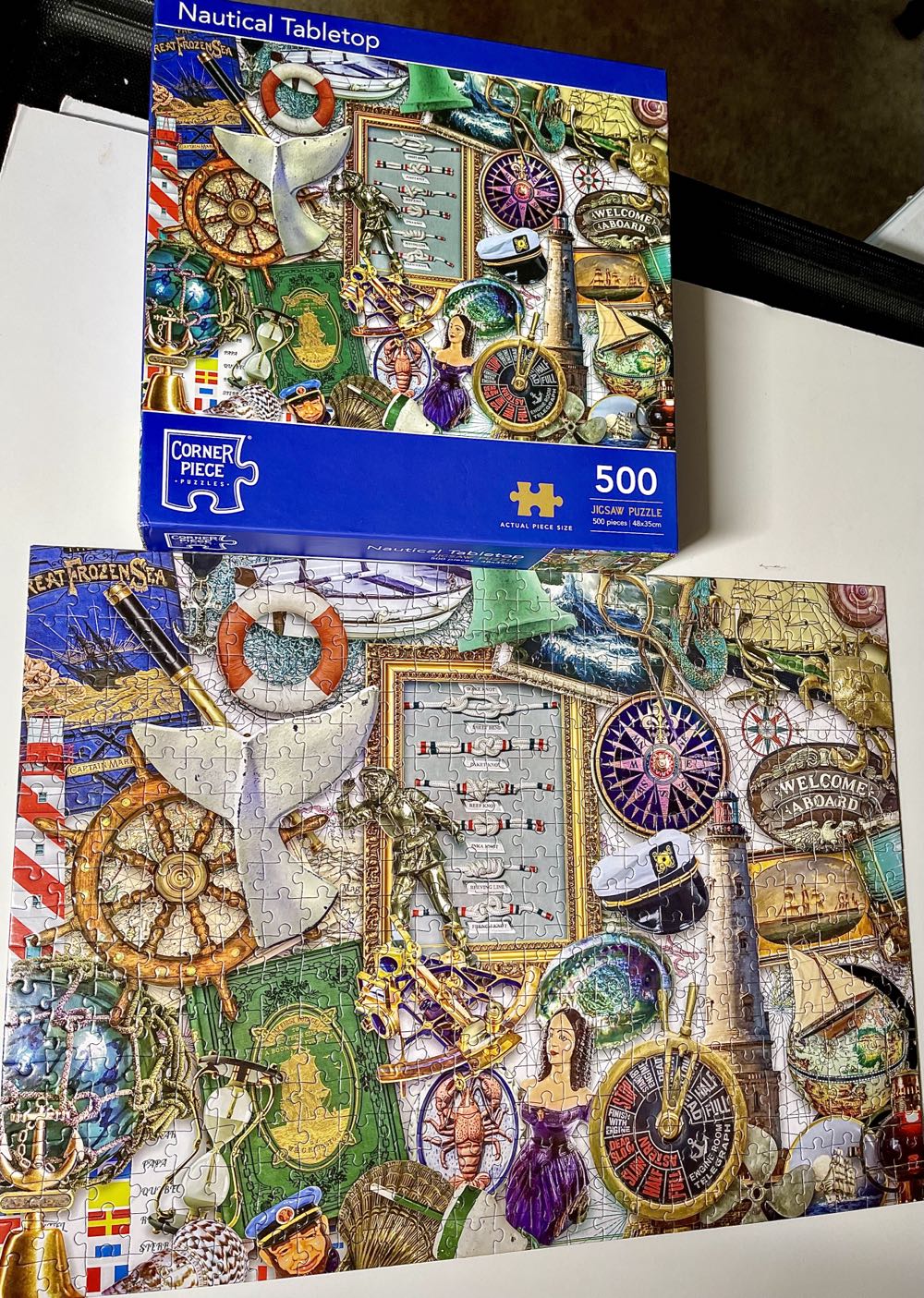 Nautical Tabletop - Corner Piece puzzle collectible [Barcode 5052089313521] - Main Image 2