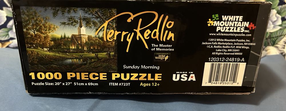 Sunday Morning - White Mountain Puzzles puzzle collectible [Barcode 724819253159] - Main Image 3