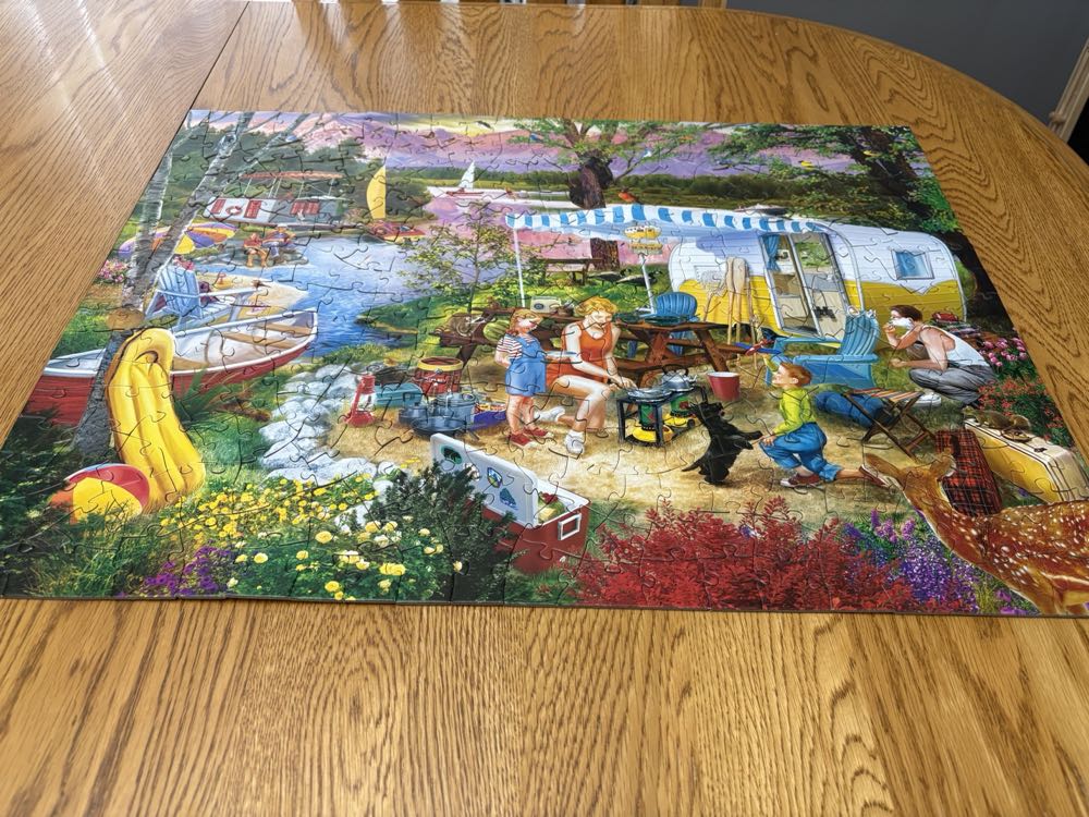 Campside-Leisure Lake - Master Pieces puzzle collectible [Barcode 705988321047] - Main Image 3