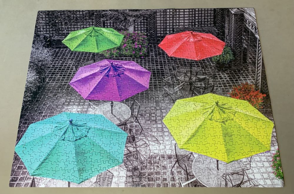 Color Splash Umbrellas - Ceaco puzzle collectible - Main Image 2