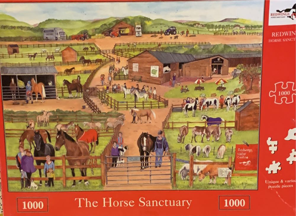 Santa And His Pack-SOLD