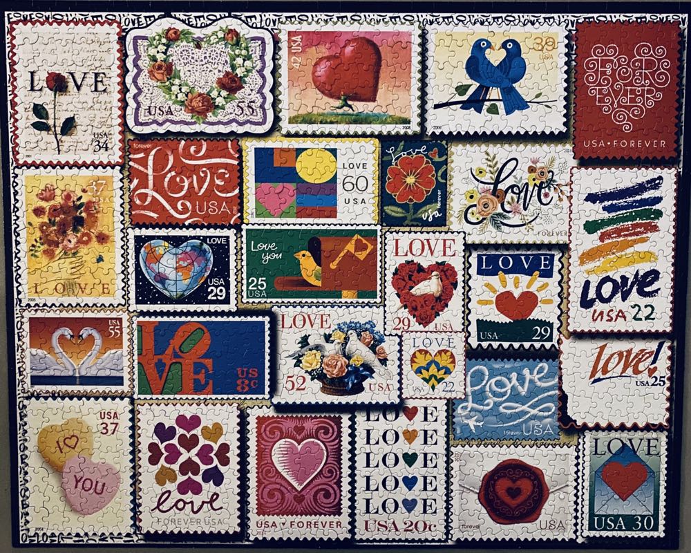 Love Stamps - White Mountain puzzle collectible - Main Image 2