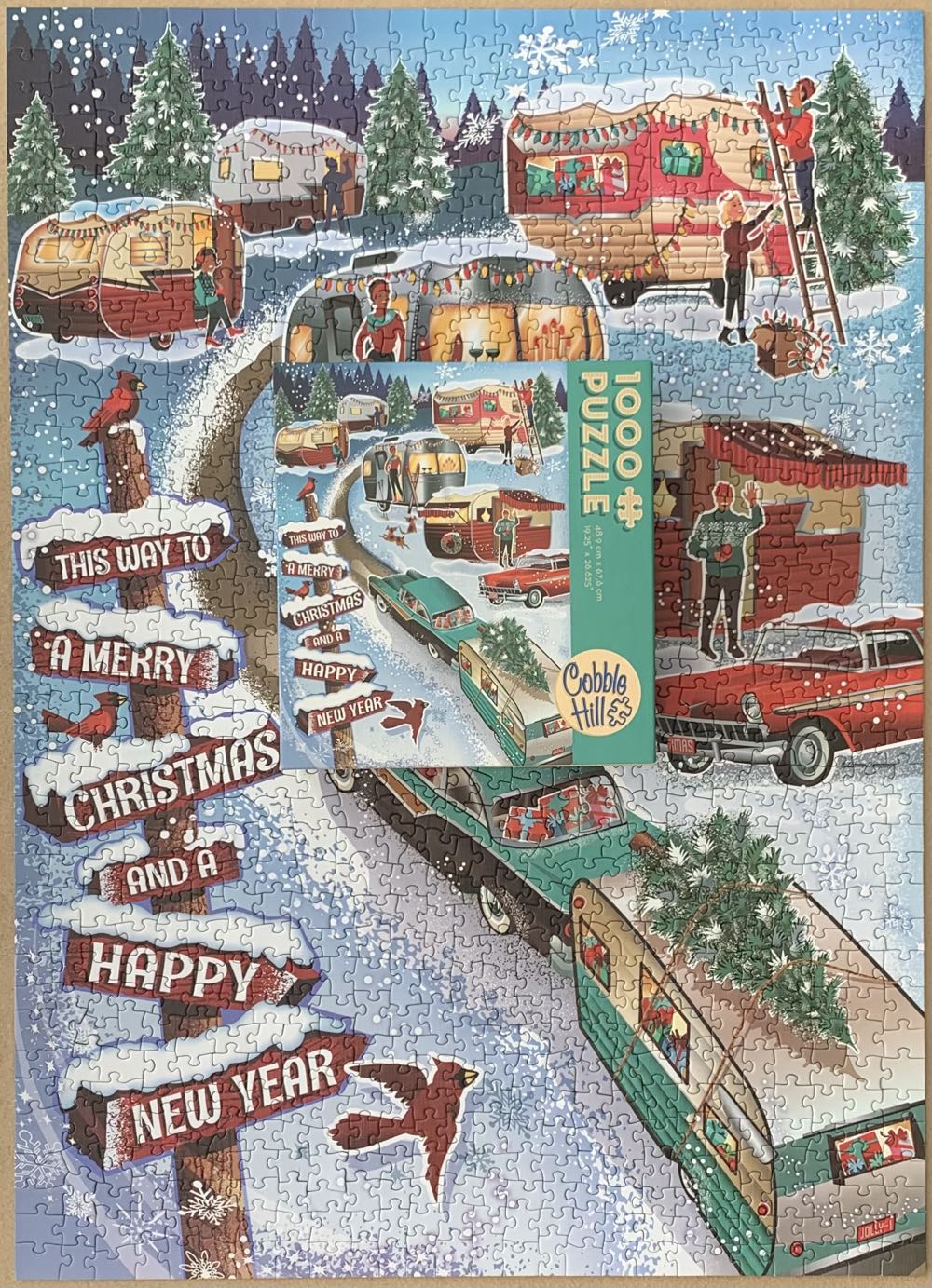 Christmas Campers - Cobble Hill puzzle collectible - Main Image 2