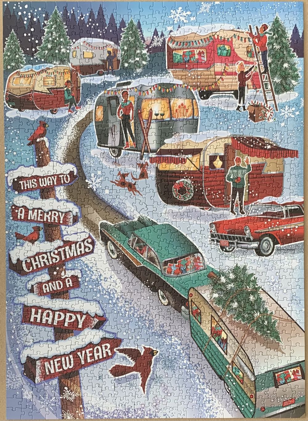 Christmas Campers - Cobble Hill puzzle collectible - Main Image 3