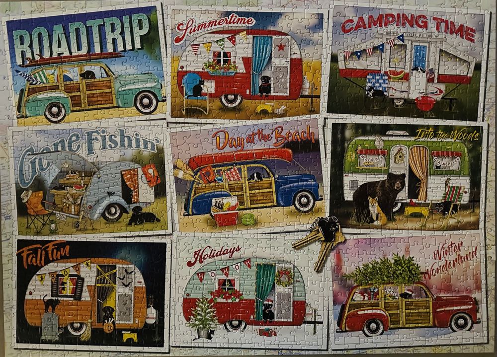 Hitting The Road - Cobble Hill puzzle collectible - Main Image 2