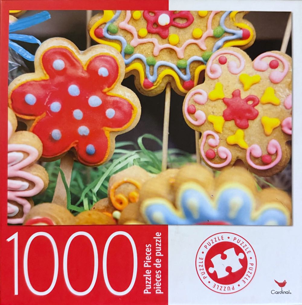Flower Cookies - Cardinal puzzle collectible [Barcode 778988178935] - Main Image 2