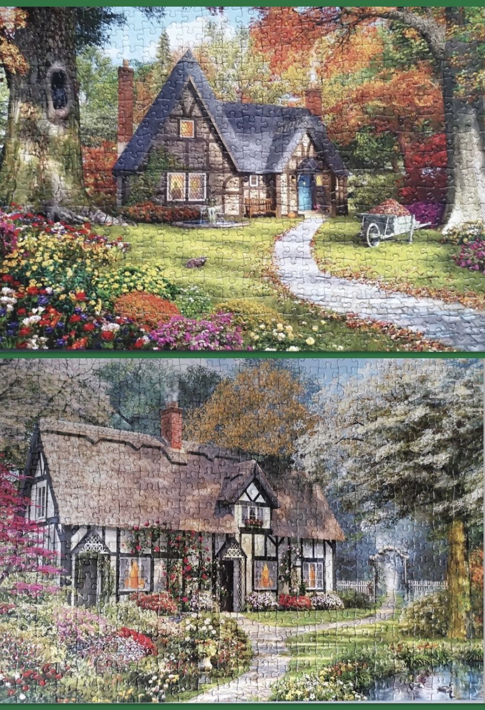 Woodland Cottages - Falcon de luxe puzzle collectible [Barcode 8710126111673] - Main Image 3