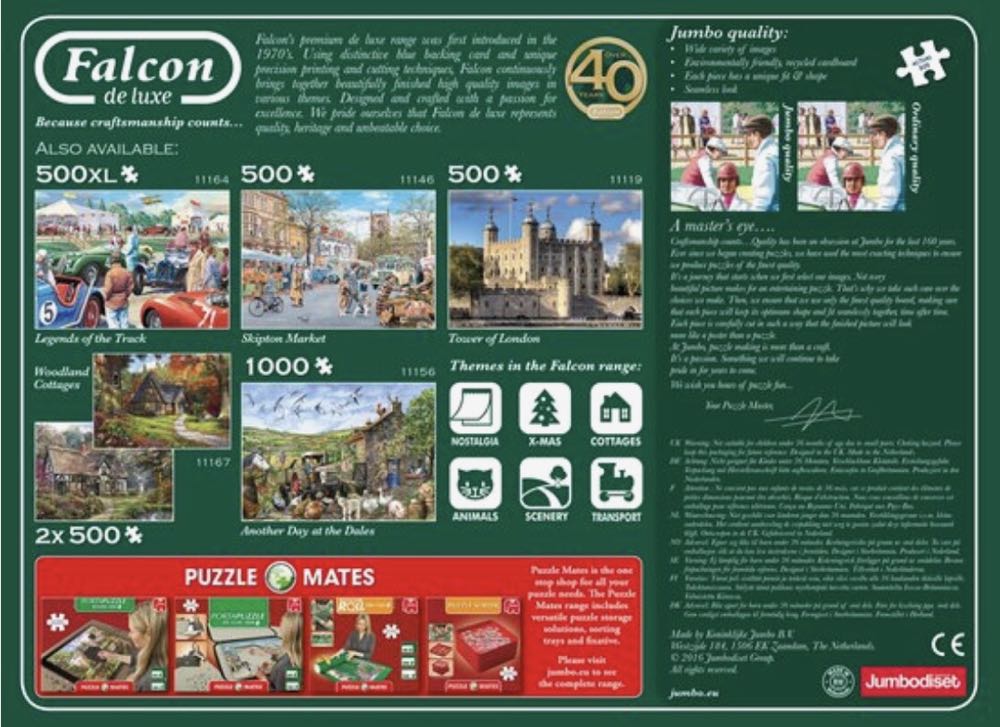 Woodland Cottages - Falcon de luxe puzzle collectible [Barcode 8710126111673] - Main Image 4